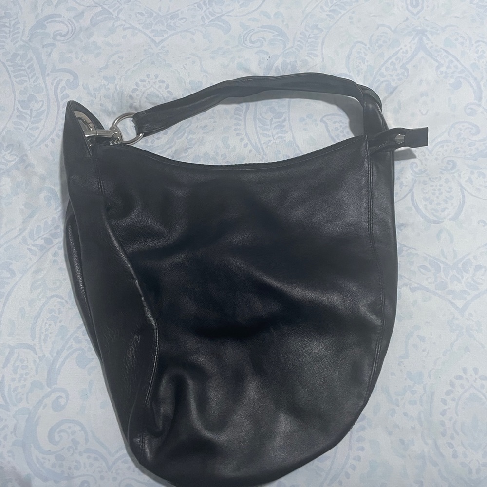 prune leather purse from argentina